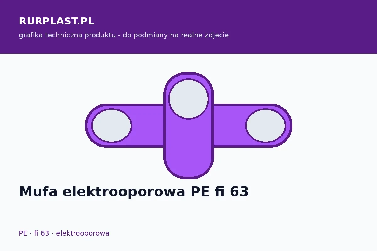 Mufa elektrooporowa PE fi 63